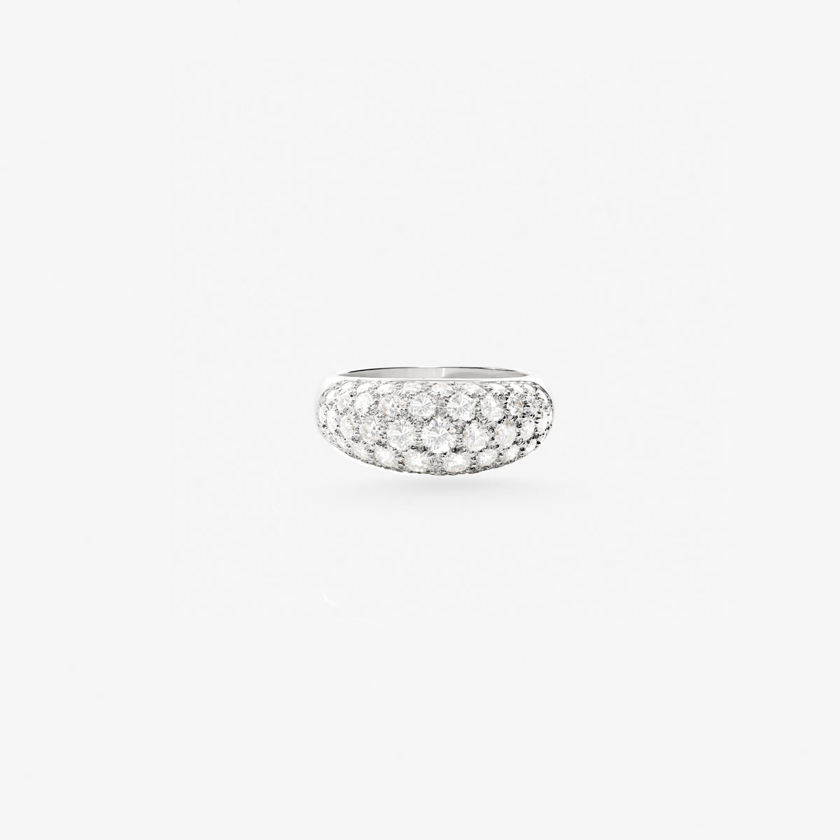 Peter Marco round cut diamond dome ring