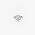 Peter Marco round cut diamond halo ring
