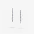 Peter Marco round cut diamond hoop earrings