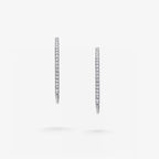 Peter Marco round cut diamond hoop earrings