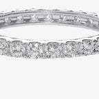 Peter Marco round cut diamond ring, side view