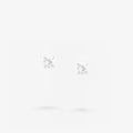 Peter Marco round cut white diamond stud earrings