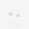 Peter Marco round cut white diamond stud earrings