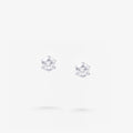Peter Marco round cut white diamond stud earrings