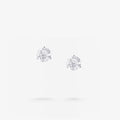 Peter Marco three-prong round cut diamond stud earrings
