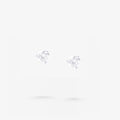 Peter Marco round cut white diamond stud earrings