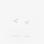 Peter Marco round cut white diamond stud earrings
