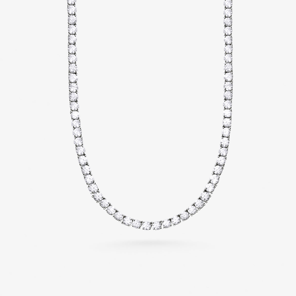Peter Marco white gold round cut diamond necklace